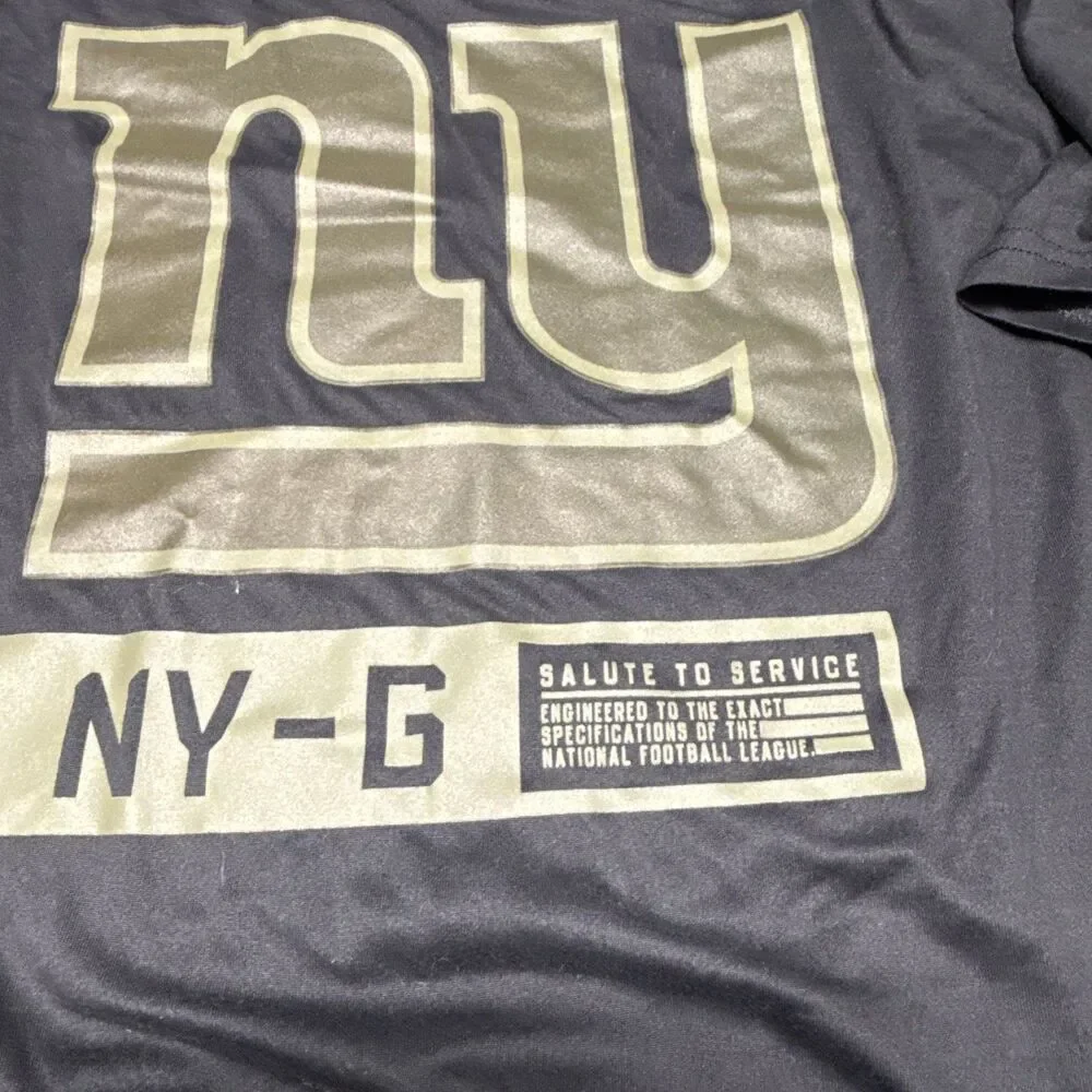Men's 2XL Nike Black New York Giants 2020 Salute to Service Performance T-Shirt